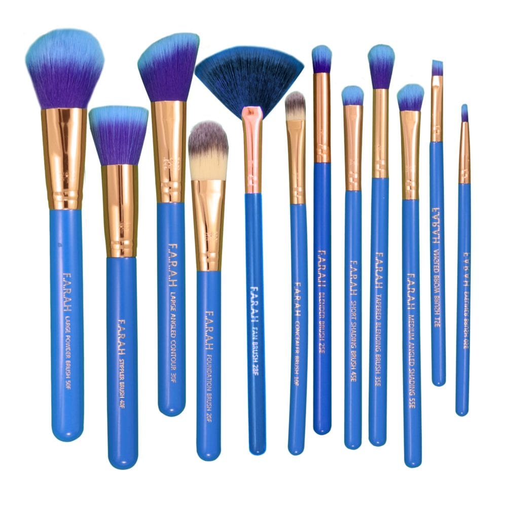 F.A.R.A.H® Timeless Brush Set (12pc) Blue Orchid