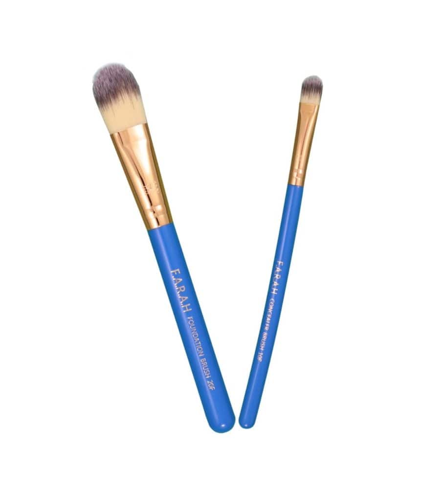 Foundation & Concealer Brush DUO Blue Orchid