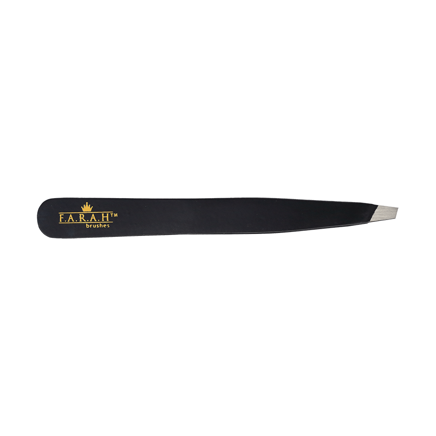 Classic Black Expert Slant Tweezer