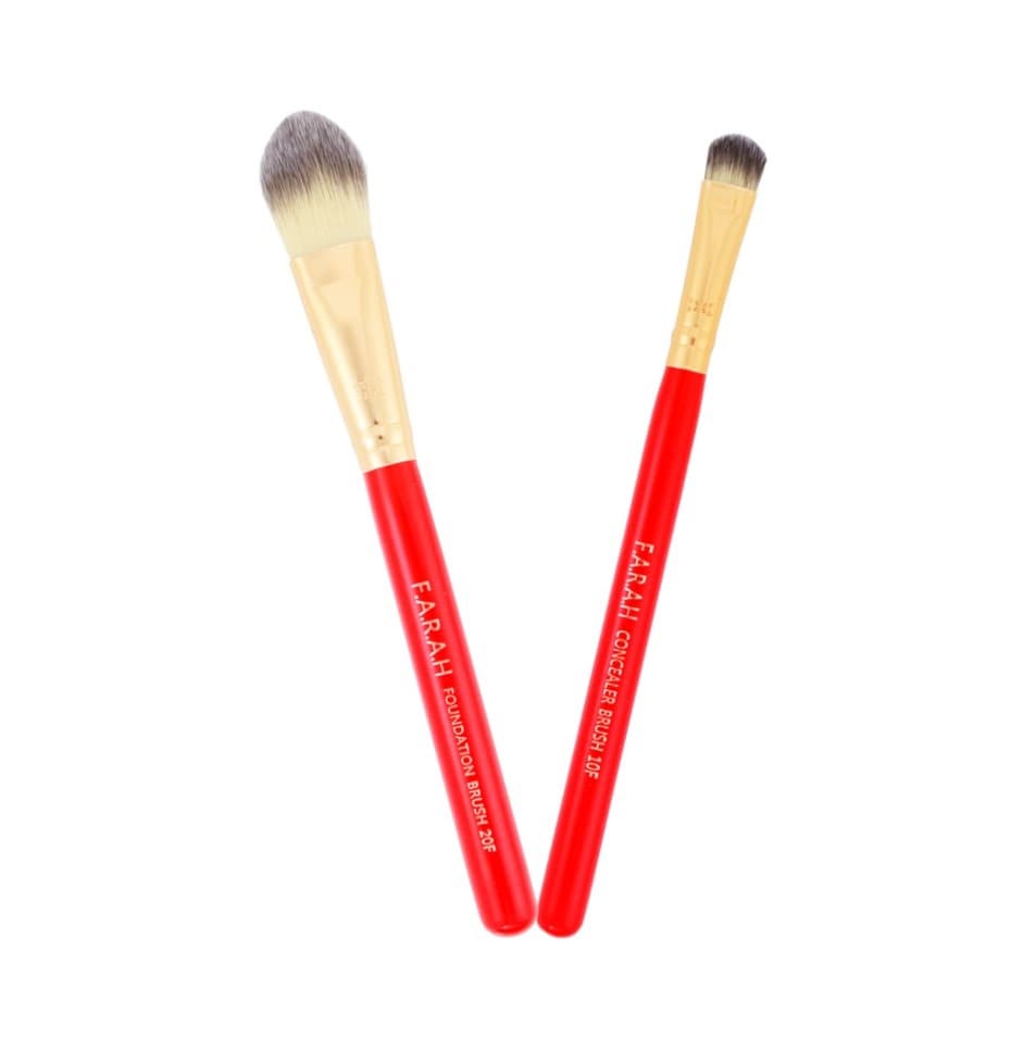 Foundation & Concealer Brush DUO Red Siren