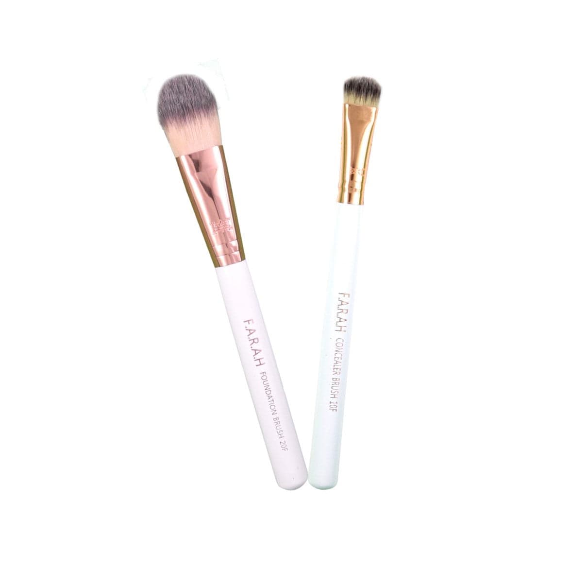 Foundation & Concealer Brush DUO Rose Gold