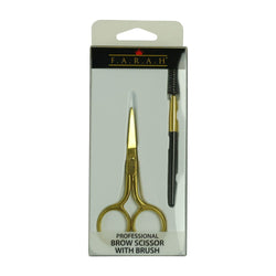 Brow Scissors Gold Collection w/ Brush