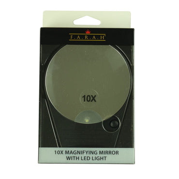 Magnifying Mirror with LED Light