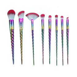 Holographic Unicorn Brush Set (8 PC)