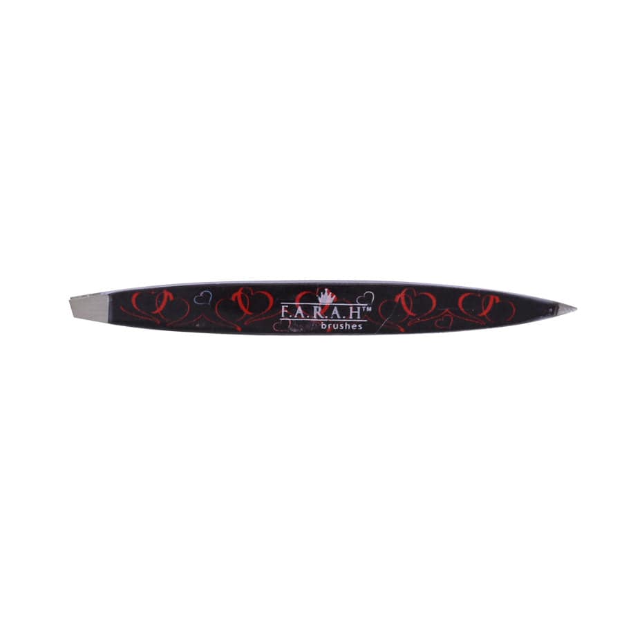 Z-Tweeze® Dual Ended Tweezer - Dancing Hearts (Black/Red)