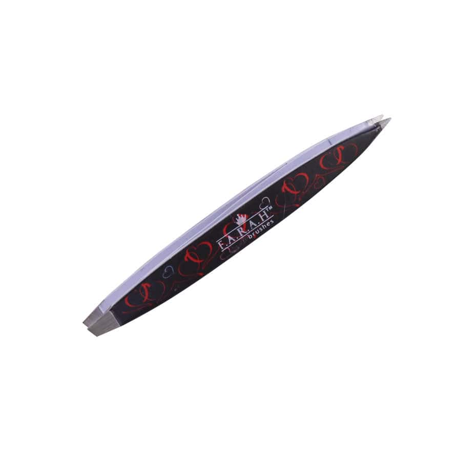 Z-Tweeze® Dual Ended Tweezer - Dancing Hearts (Black/Red)