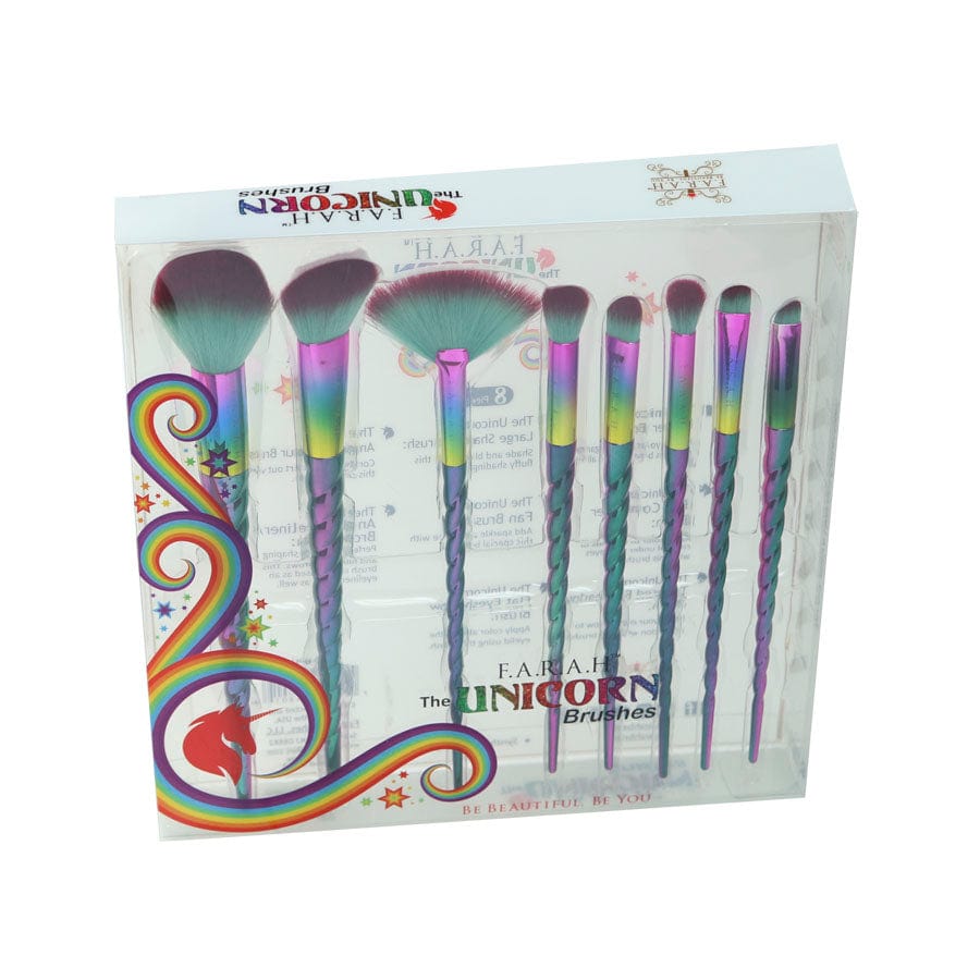 Holographic Unicorn Brush Set (8 PC)