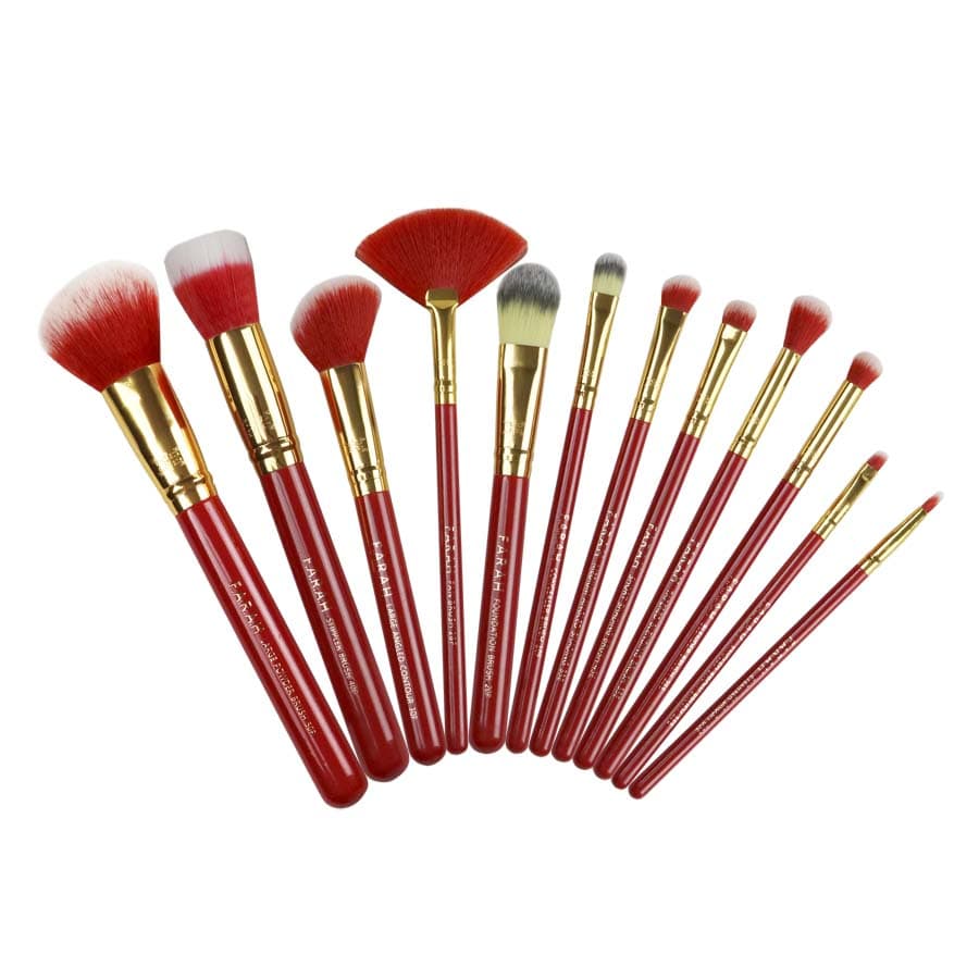 F.A.R.A.H® Timeless Brush Set (12pc) Red Siren