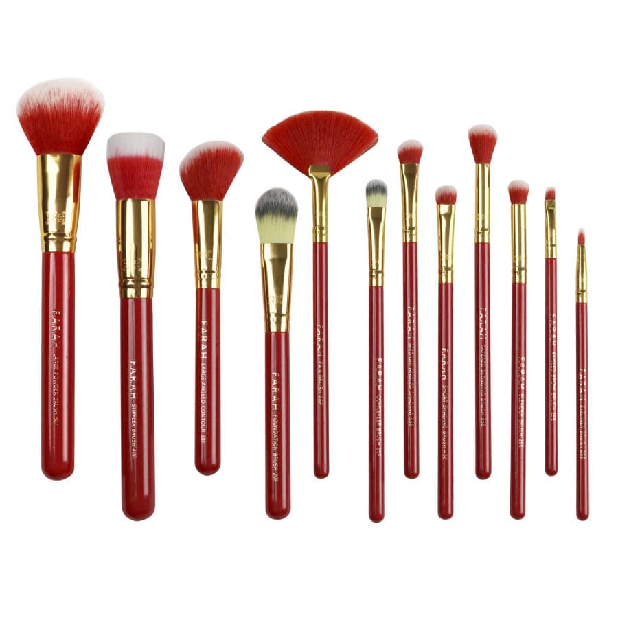 F.A.R.A.H® Timeless Brush Set (12pc) Red Siren