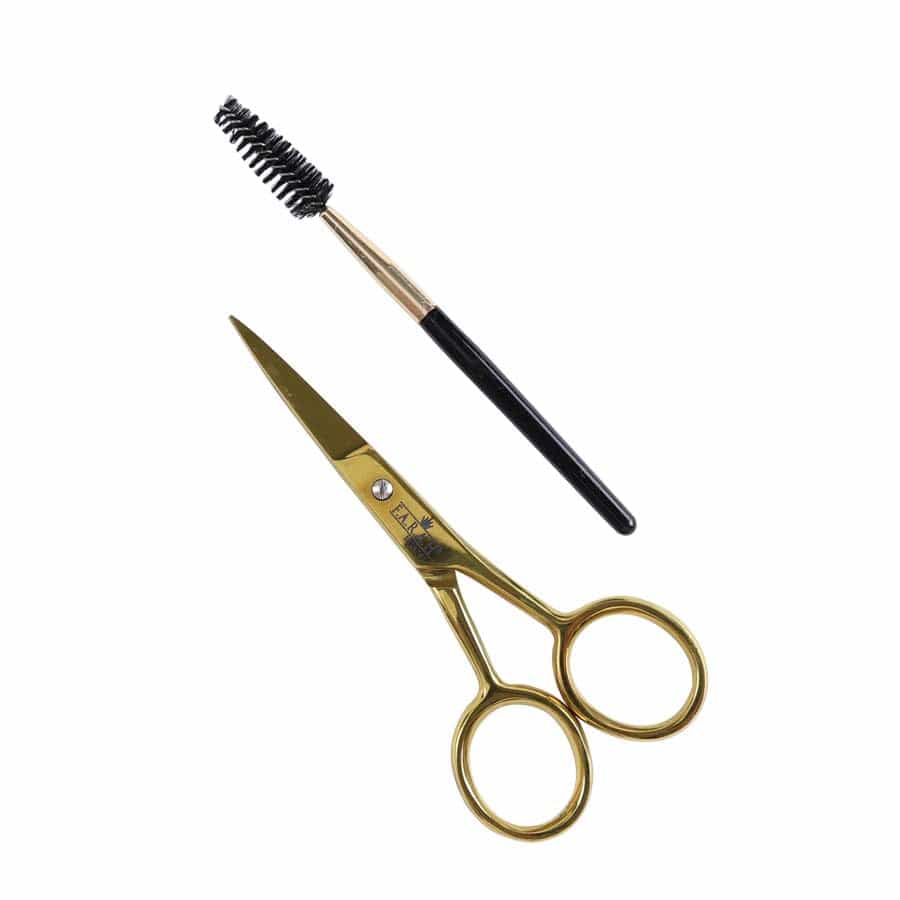 Gold Eyebrow Scissors – LLBA USA