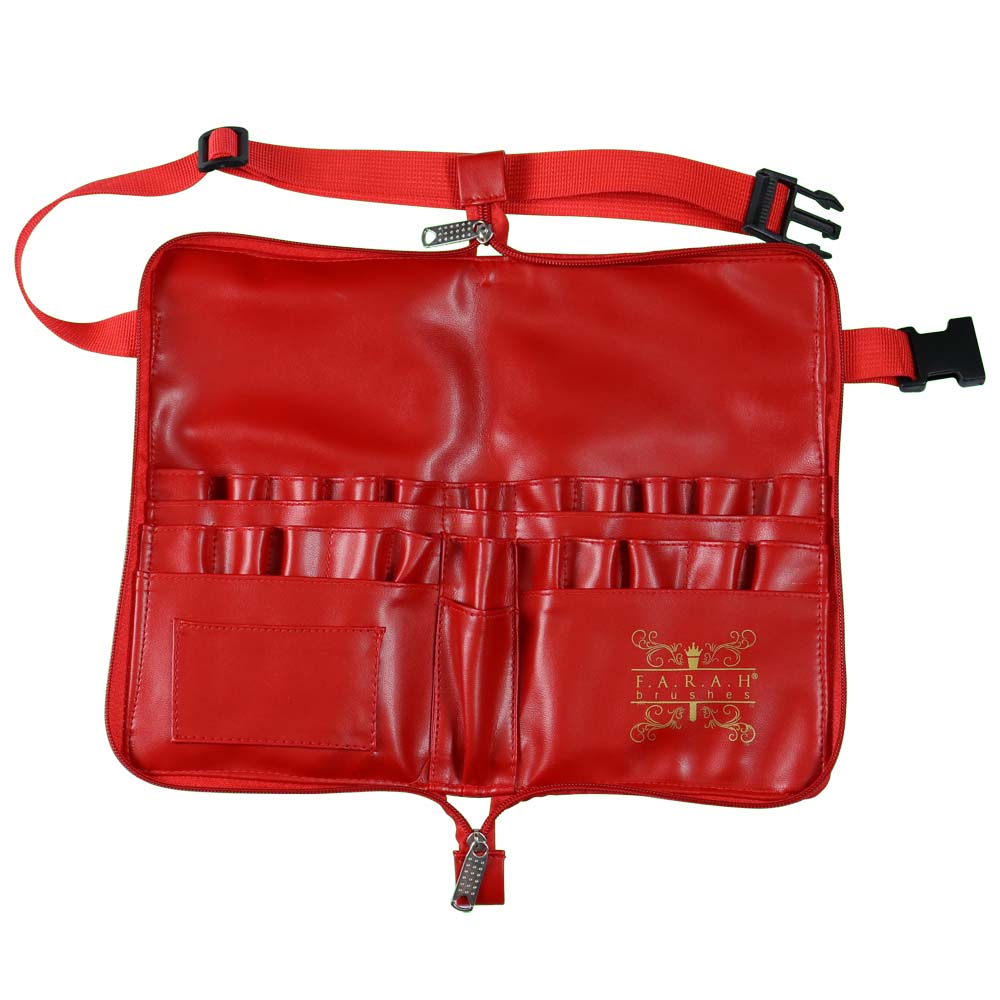 Brush Apron with Zip Closure - Hot Rod Red