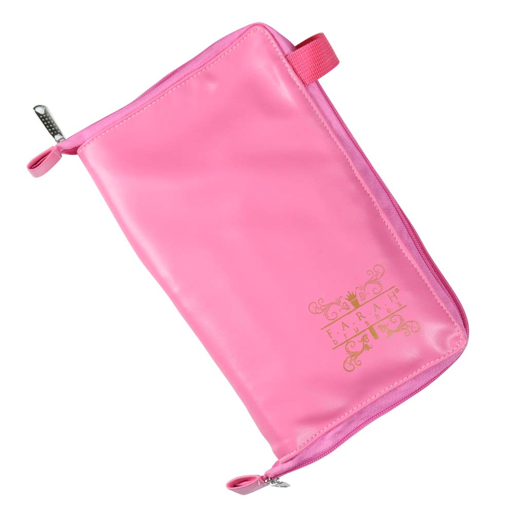 Brush Apron with Zip Closure -Bubblegum Pink