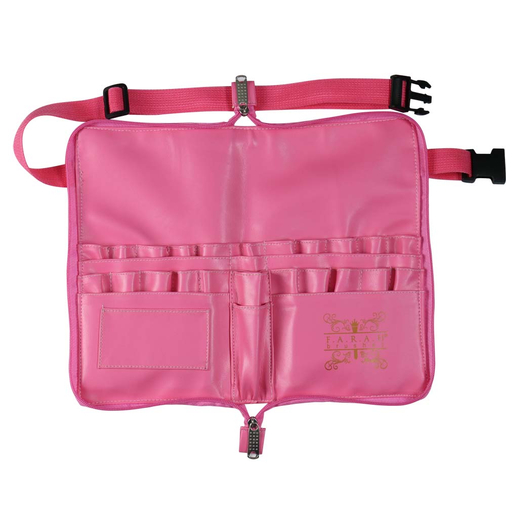 Brush Apron with Zip Closure -Bubblegum Pink