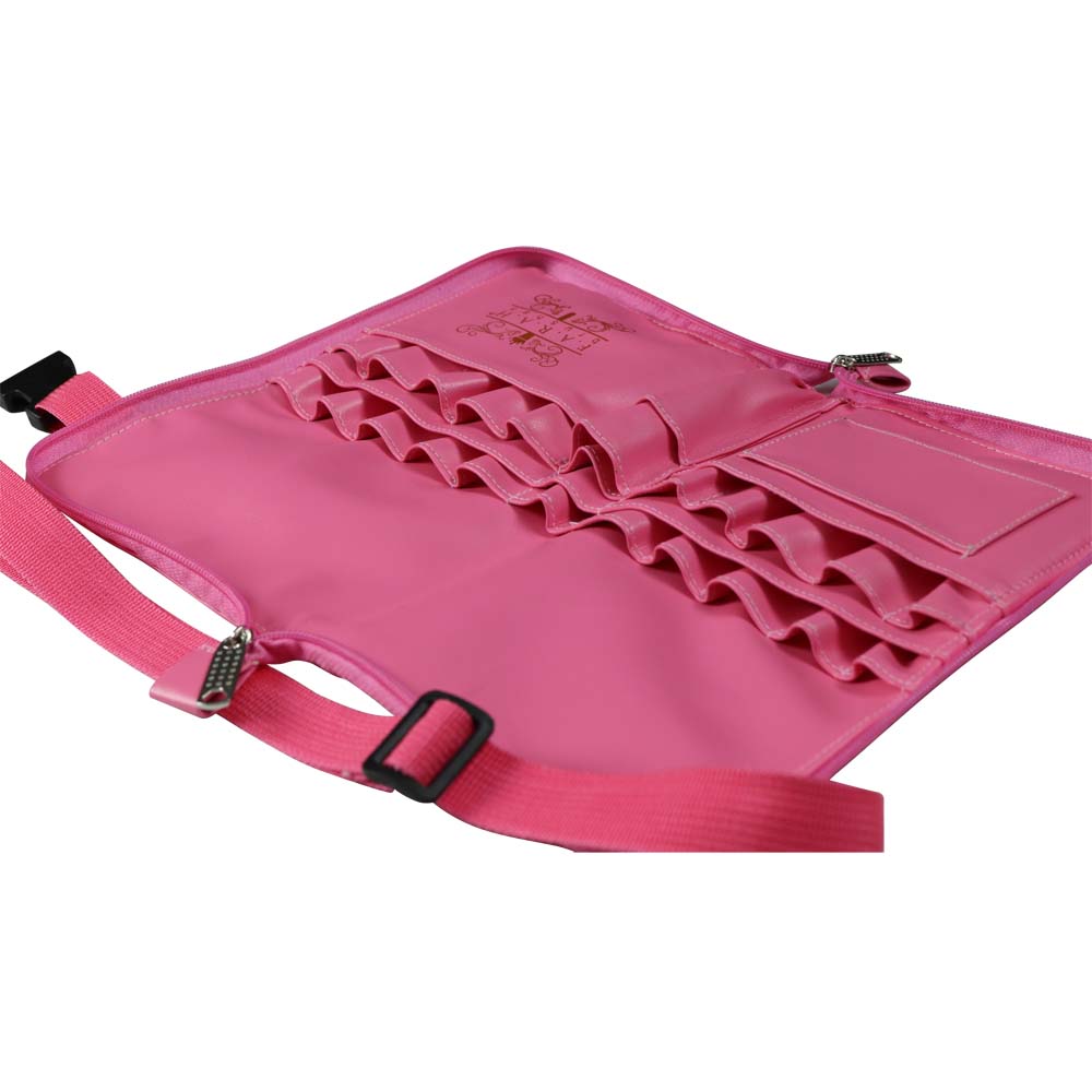 Brush Apron with Zip Closure -Bubblegum Pink