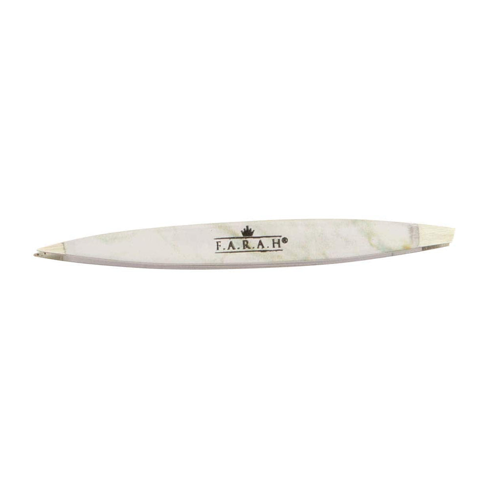 Z-Tweeze® Dual Ended Tweezer - White Marble