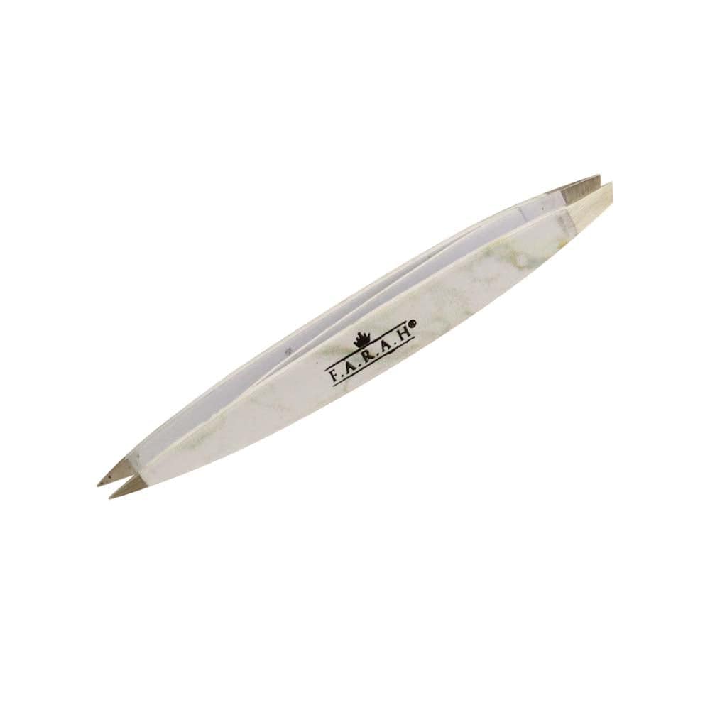 Z-Tweeze® Dual Ended Tweezer - White Marble