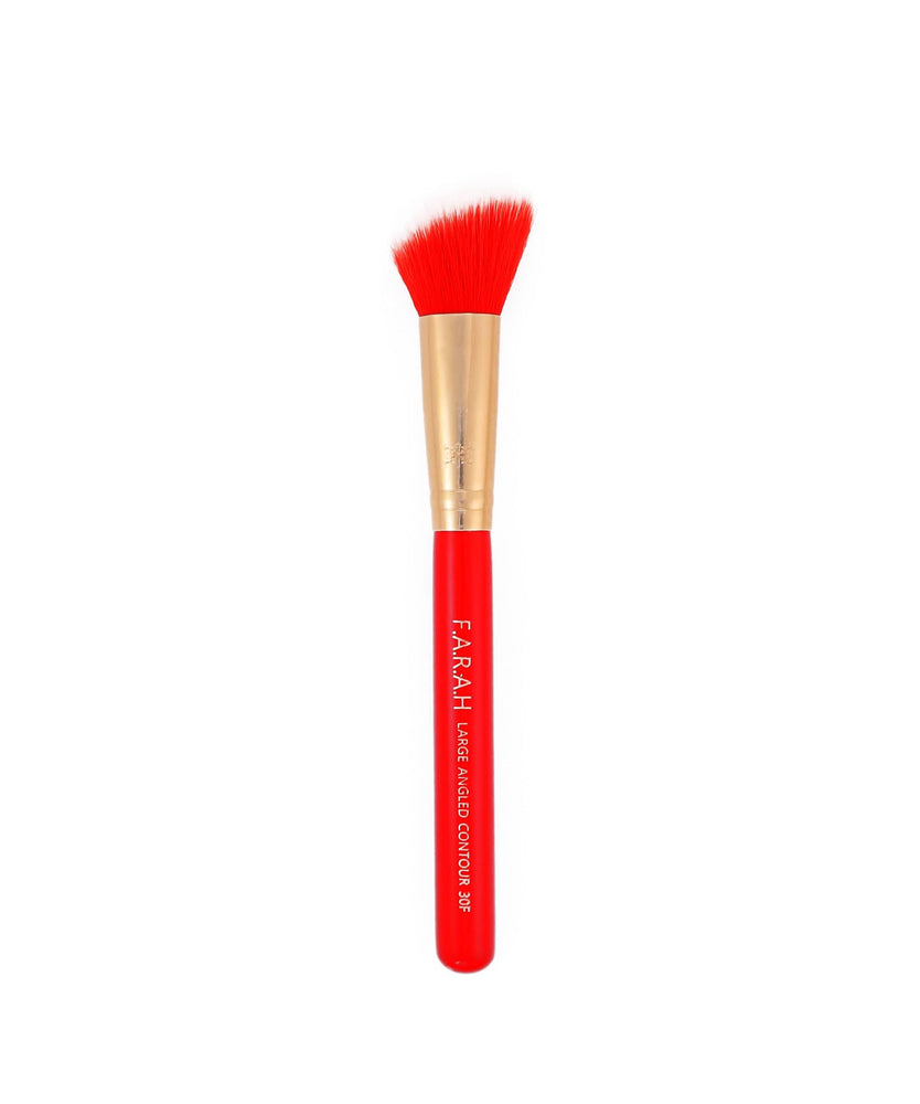 Large Angled Contour Brush "Red Siren" 30F