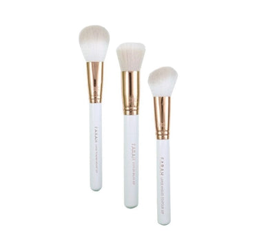 Rose Gold Face Brush Trio