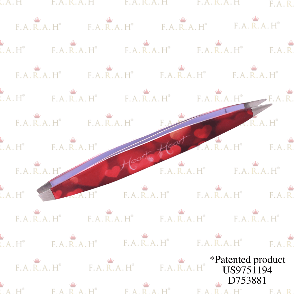 Z-Tweeze® Dual Ended Tweezer - Heart to Heart Red