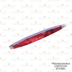 Z-Tweeze® Dual Ended Tweezer - Heart to Heart Red