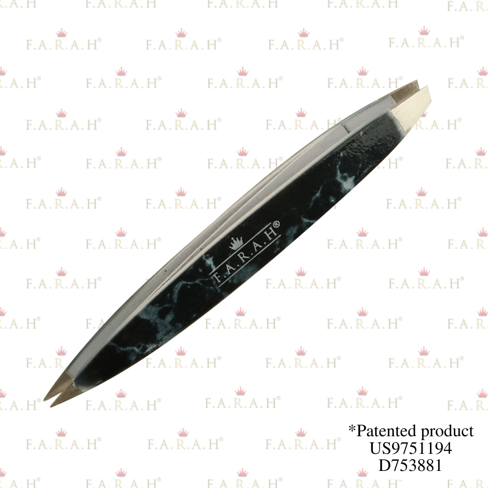 Z-Tweeze® Dual Ended Tweezer - Black Marble