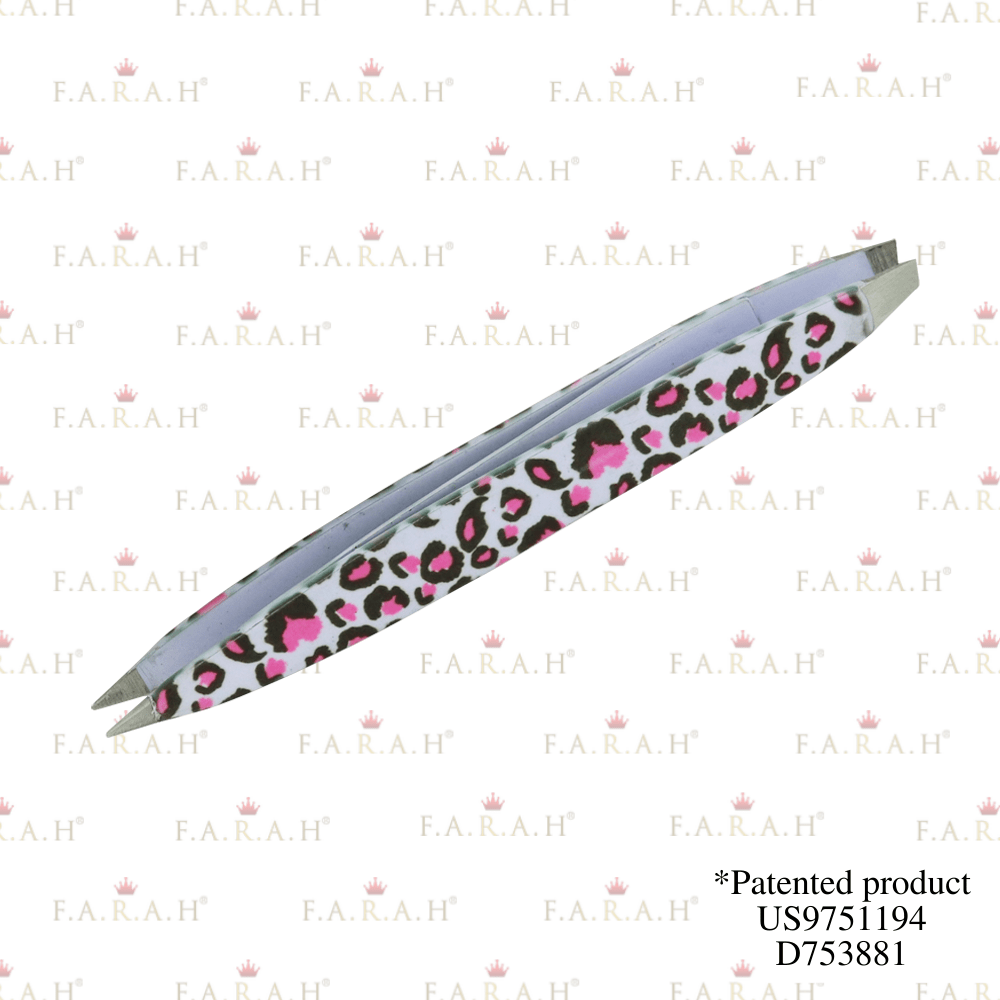 Z-Tweeze® Dual Ended Tweezer - Pink Leopard