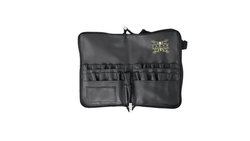Brush Apron with Zip Closure -Black