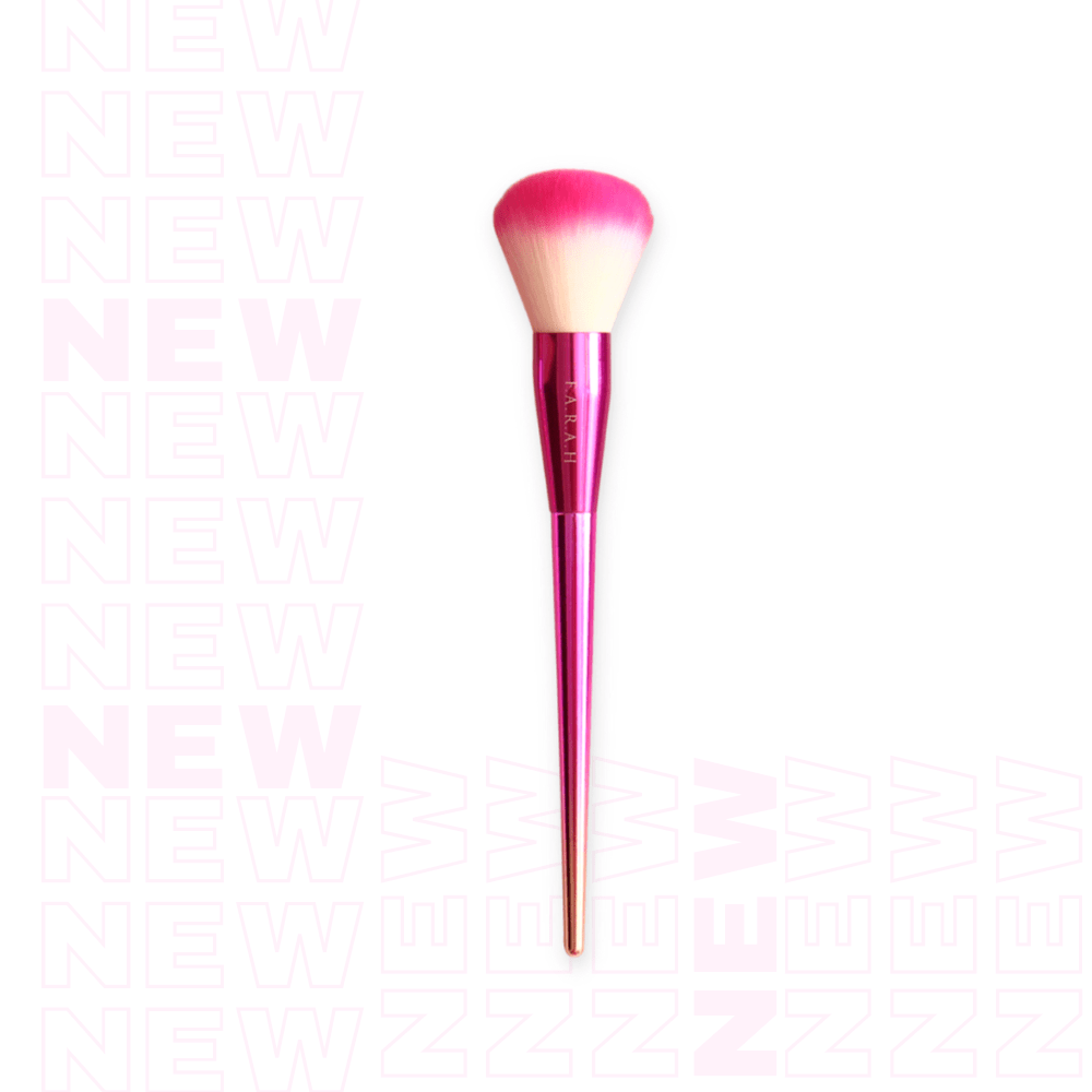 50F Pink Ombré Powder Brush