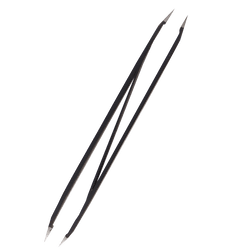 Z-Tweeze® Dual-Ended Tweezer held in hand, showcasing ergonomic design